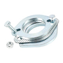 2 stålflenser 2,5 tommer 64 mm for rørets eksosreparasjonstilkobling og bolter