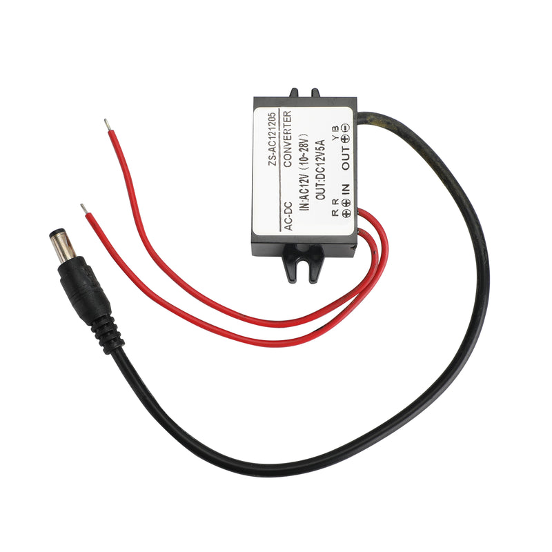 Step-down strømforsyning AC10-28V til DC12V 5A step-down omformer USB strømforsyning