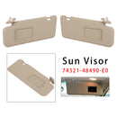 2008-2013 for Toyota Highlander par beige solskjermer 74321-48490-E0/74320-48500-E0