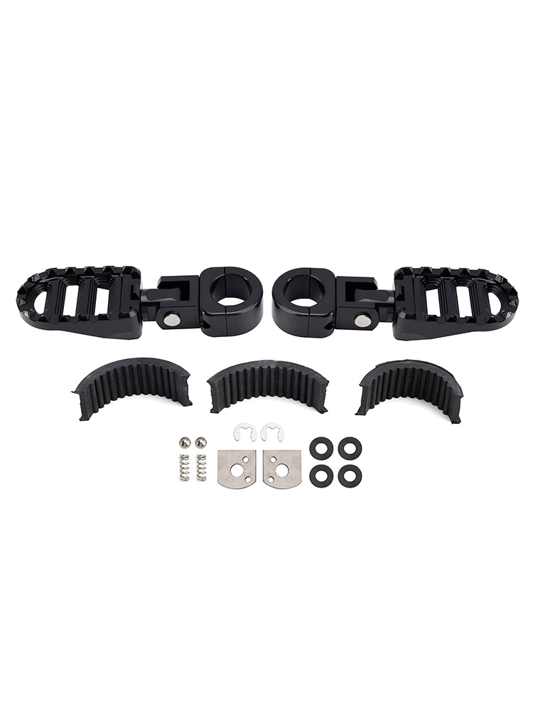 Universella fotstöd framtill, lämpliga för motorcyklar med 1,25 tum pinnar