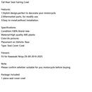 2019-2025 Kawasaki ZX6R ZX-6R Racing Heck Rücksitz Verkleidung