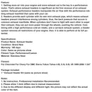 Auspuffkrümmer-Header Fit Chevy 1999-2006 1-3/4"" GMC Sierra 4.8 5.3 6.0 V8