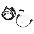 102B Transparenter In-Ear-Kopfhörer mit Luftschlauch und A24-Kabel für ICOM A25CE, A25N und A24