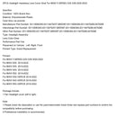 2019–2022 BMW 540i XDRIVE 2 Stück Scheinwerfer-Scheinwerfer-Objektivabdeckung Shell 63118084383