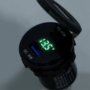 12V nabíječka typu USB+C, rychlá montáž pro Kawasaki Versys 650 2022-2024