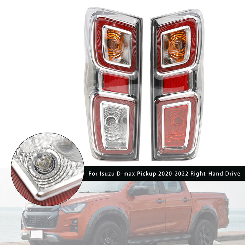 2020-2022 Isuzu D-max Pickup RHD L+R LED-bakljuslampa