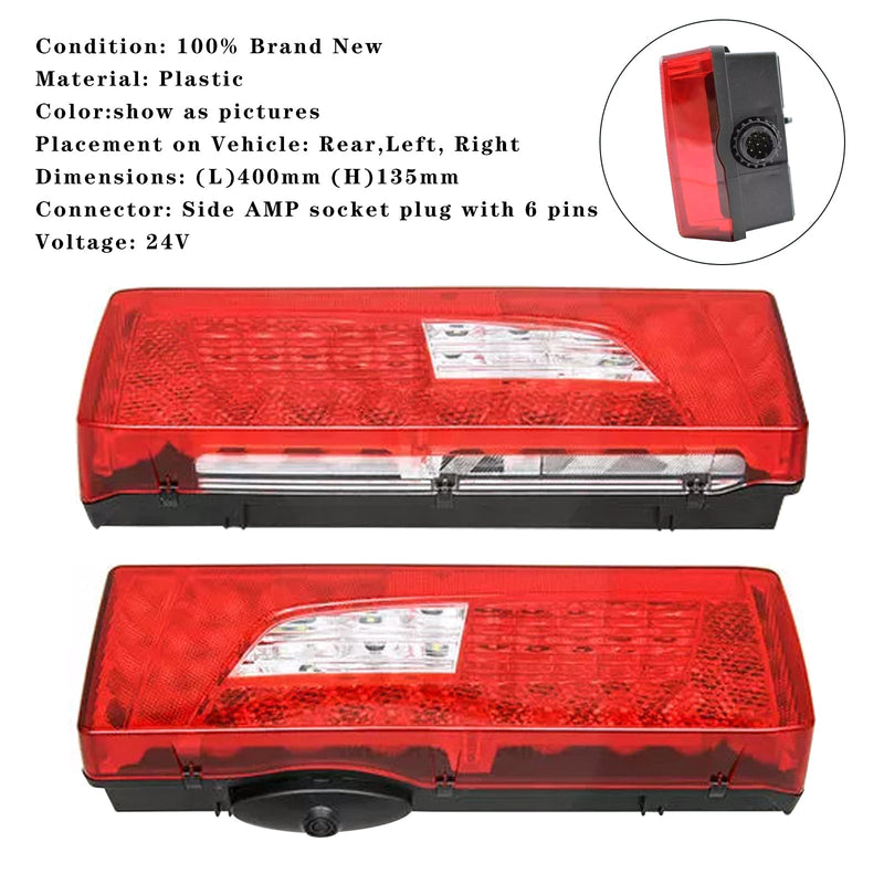 2x LED-bakljus 2380955+2241859 För lastbilar i serien SCANIA RPGLS