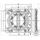 Universal RV sits roterande skivspelare modifiering lastbil säteskonsol