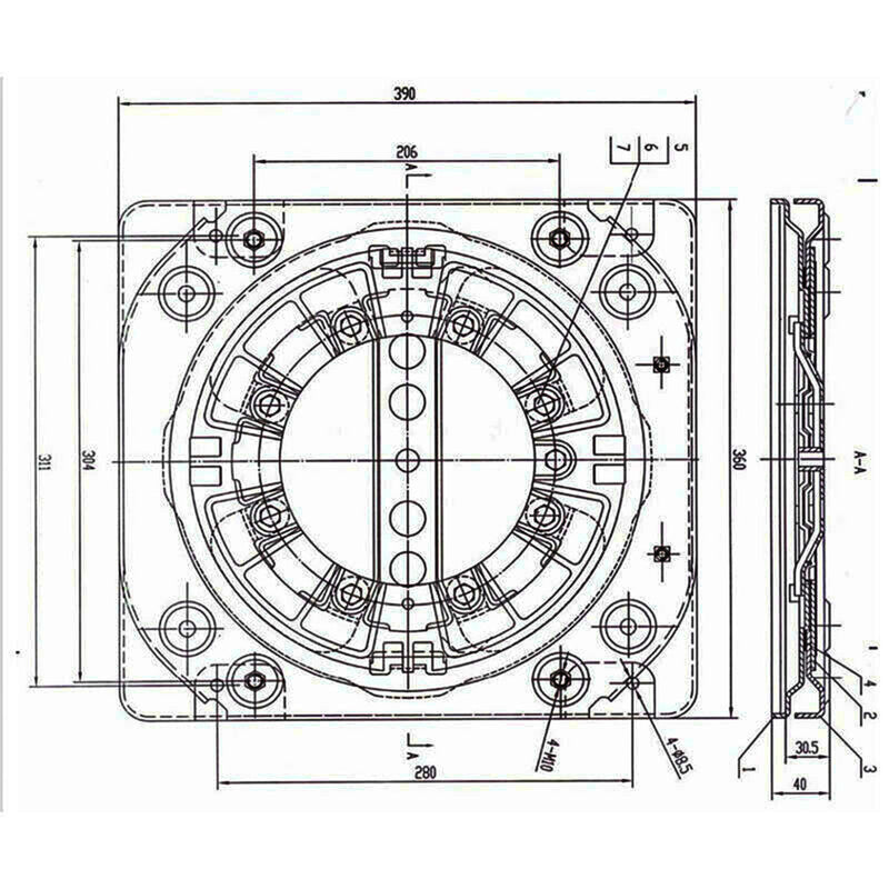 Consola de asiento de camión de modificación de plataforma giratoria de asiento Universal para RV