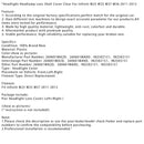 2011-2012 Infiniti M25 M35 M37 M56 Strålkastarglasskydd Klar