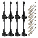 8-teiliges Zündspulen- und Zündkerzen-Set UF650 für Infiniti QX80 5.6L V8 2014-2019