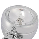 Motorcycle Beam Headlight Fog Lamp Custom Chrome