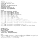 Left Side Fog Light Cover For Dodge Challenger 2015-2022 68259661AA