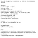 BMW E38 525 530 740 745 Compartimento de Armazenamento de Armamento 51168215943