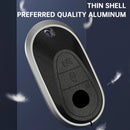 Benz GLC GLK CLS GLA CLA AMG Legierung Aluminium TPU Autoschlüssel Braun Hülle Cover