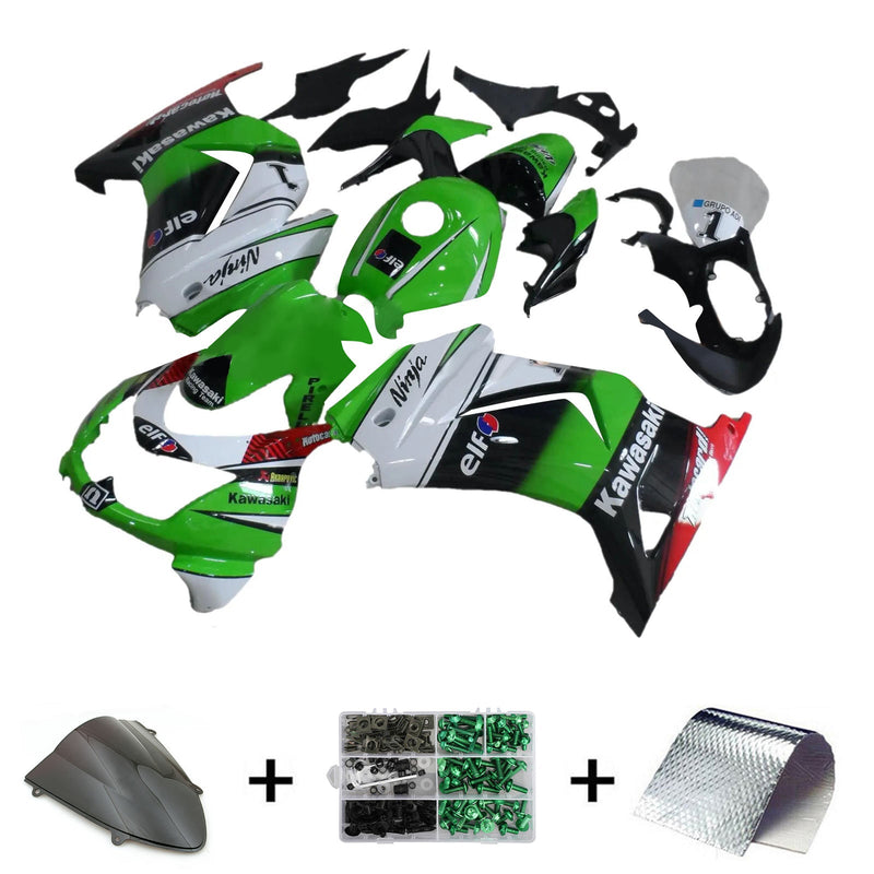 2008-2012 Kawasaki EX250 Ninja250R Injection Fairing Kit Body Plast ABS