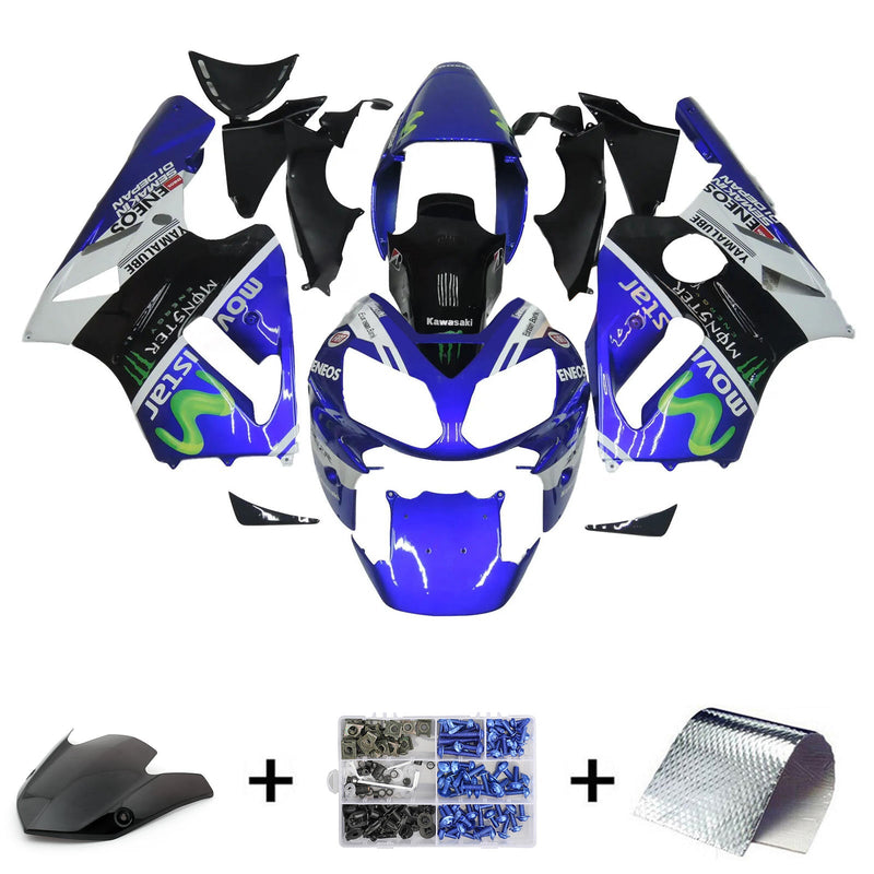 2002-2005 Kawasaki ZX12R Einspritzverkleidungssatz Karosserie Kunststoff ABS