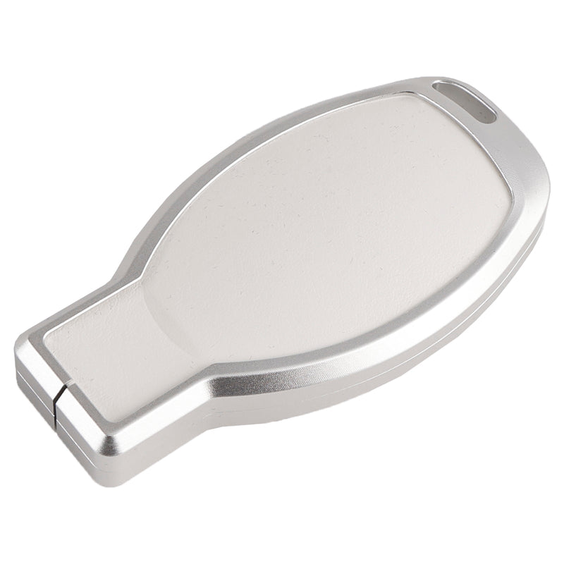 Benz GLC GLK CLS Leder Legierung Aluminium TPU Autoschlüssel Weiß Fall Abdeckung