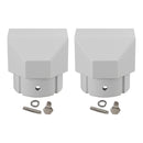 2 piezas de tapones finales de repuesto de aluminio macizo para toldo Dometic SUNCHASER II