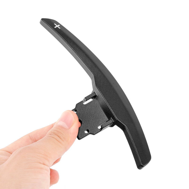 Schaltwippenverlängerung für BMW F-Serie F30 F31 F32 F10 X3 X5 Aluminium Schwarz