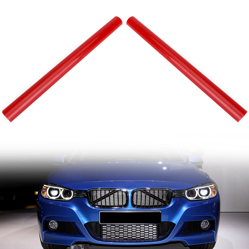 Double35A Color Grill Bar V Brace Wrap BMW F30 F31 F32 F33 F34 F35 Röd