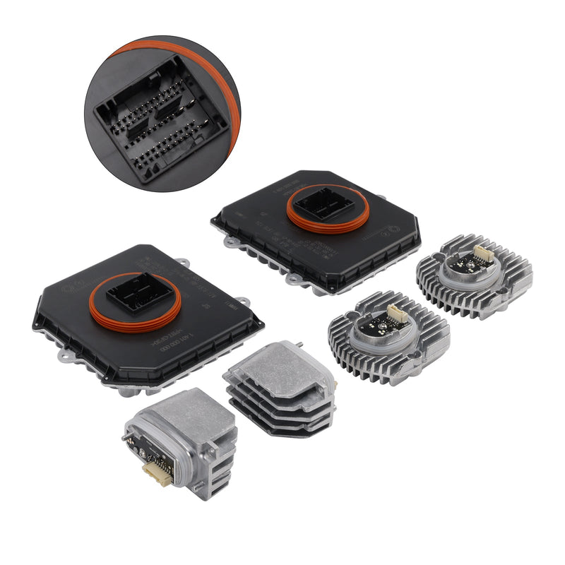 03/2016-12/2019 BMW 5' G31 6PCS Adaptive LED Headlight Turn Signal DRL Module 63117463515 7463515