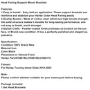 2014-2023 Touring Street Glide Kopfhalterungen 57000186 57000169 57000170