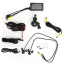 Grabador de vídeo DVR para motocicleta + cámara frontal 1080P Full HD y cámara de visión trasera