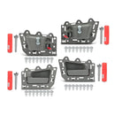 4 Stück Türgriffe innen, vorne und hinten, links und rechts, grau, für Jeep Grand Cherokee 2005-2011