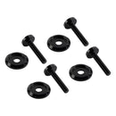 4x svarte aluminiumstrim frontrutebolter for Road Glide FLTR FLTRX 2015-2023