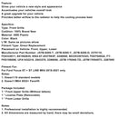 2018–2021 Ford Focus ST + ST Line MK4 Kühlergrill für die Frontstoßstange, Schwarz