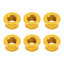 Ritzelmutternsatz M10x1,25 Gold für Aprilia RSV1000 Mille Tuono R SL1000 99-05