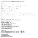 Katalysator Auspuff 51786938 Passt Für Fiat 500 1,2 Ford Ka