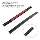 2009–2011 Toyota Venza Base 2,7 l L4 – Benzin, 3,5 l V6 – Benzin, 2-teilige Dachablaufleiste, linke und rechte Seite, Gummi 75556-0T020