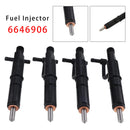 4 Stück Einspritzdüsen für Mustang, Bobcat 843, 853, 960, 2060, Isuzu 4JB1 6646906