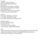 Pair Fog Light Trim Driving Lamp Frame For Ram 1500 Rebel 2019-2022 68335957AB