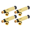 4 peças injetores de combustível para MAZDA MX-5 Miata RX-8 RX-7 1.3 1.8L 2.0L 195500-4450