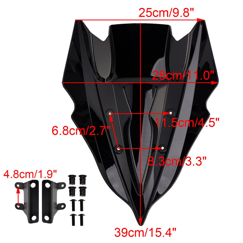 Windschutzscheibe Windschutz für KAWASAKI Z500 2024-2025
