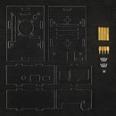 Orange Pi 4A Transparente Schutzbox Orange Pi 4A Acrylgehäuse mit Lüfter