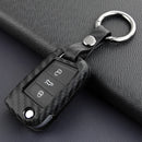 Autoschlüsselhülle aus Leder und Silikon mit Schnalle für Volkswagen Golf MK7