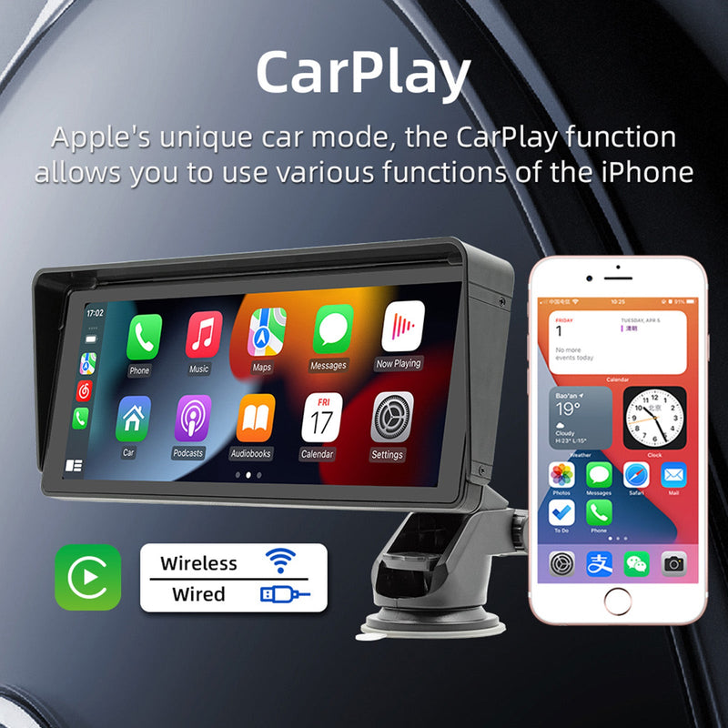 10,26-calowy samochodowy odtwarzacz MP5 Bluetooth Samochodowy nadajnik FM Bezprzewodowa kamera Carplay 4 LED