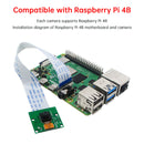 Raspberry Pi 4B Kamera 5 Millionen OV5647 HD Kameramodul Festfokus/Autofokus