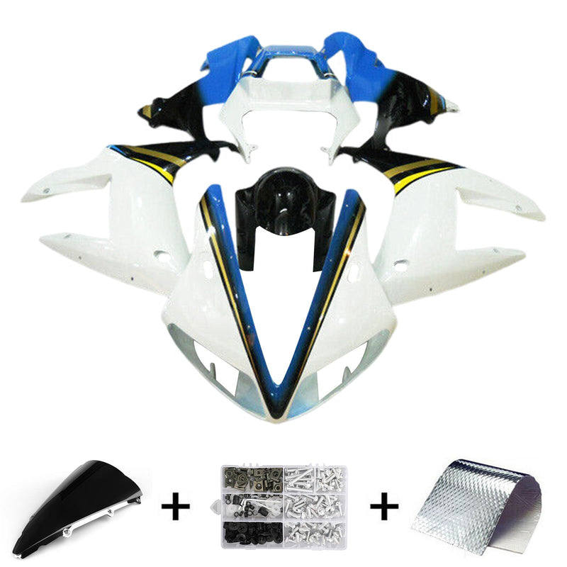 2002-2003 Yamaha YZF 1000 R1 zestaw owiewek wtryskowych korpus plastikowy ABS