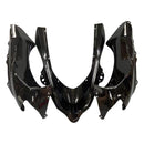 Kit de plástico de carenado negro brillante para Kawasaki Zx10R 04-05