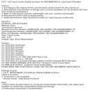 2018–2023 RAM 1500 2500 3500 CAB CASSIS 8,4 polegadas LCD Touchscreen Display UConnect 4C Monitor UAQ 68388550AB