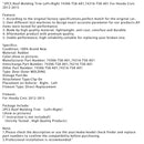 2012–2015 Honda Civic 2 kusy střešních proužků nalevo + vpravo