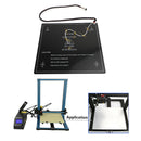 330x330x3mm oppvarming av oppvarmet aluminium for CR-10 CR-10s 3D-skriver og kabel