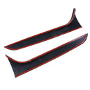 2009–2016 Audi A4 B8 Avant schwarz glänzend Paar Heckscheibe Seitenflügel Spoiler