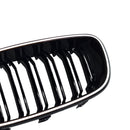 Parrilla delantera con doble lama, color negro brillante, apta para BMW Serie 3 F34 GT (2013–2019).