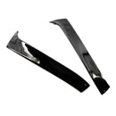 2013–2017 VW Golf 7 Variant Wagon schwarz glänzend Paar Heckscheibe Seitenflügel Spoiler